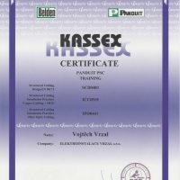 Elektroinstalace vrzal - certifikace - Kassex